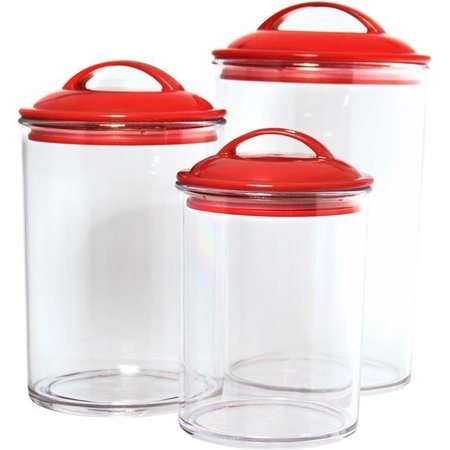 RESTON LLOYD Reston Lloyd 11160 6pc Acrylic Canister Set  Red 11160